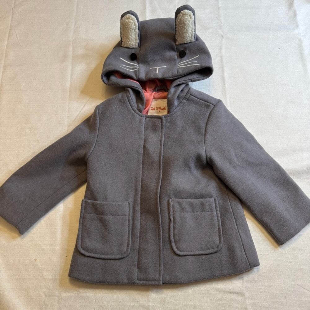Cat & Jack Bunny Rabbit Coat Baby Size 12M